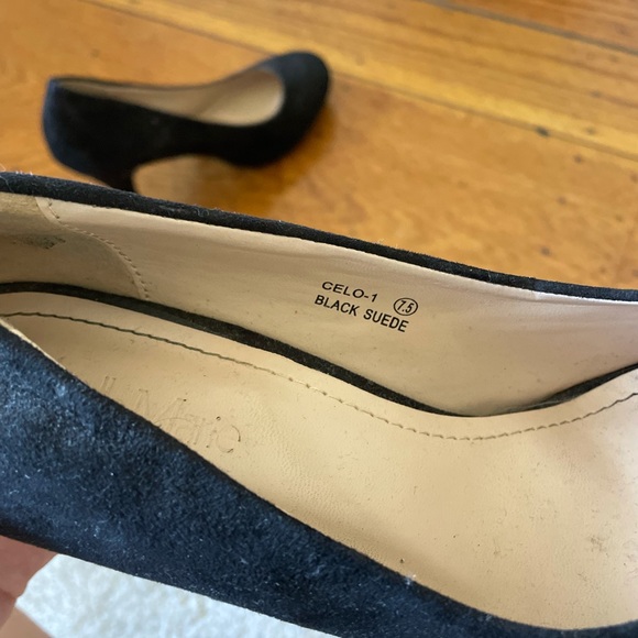 Black Suede Heels - Picture 4 of 4